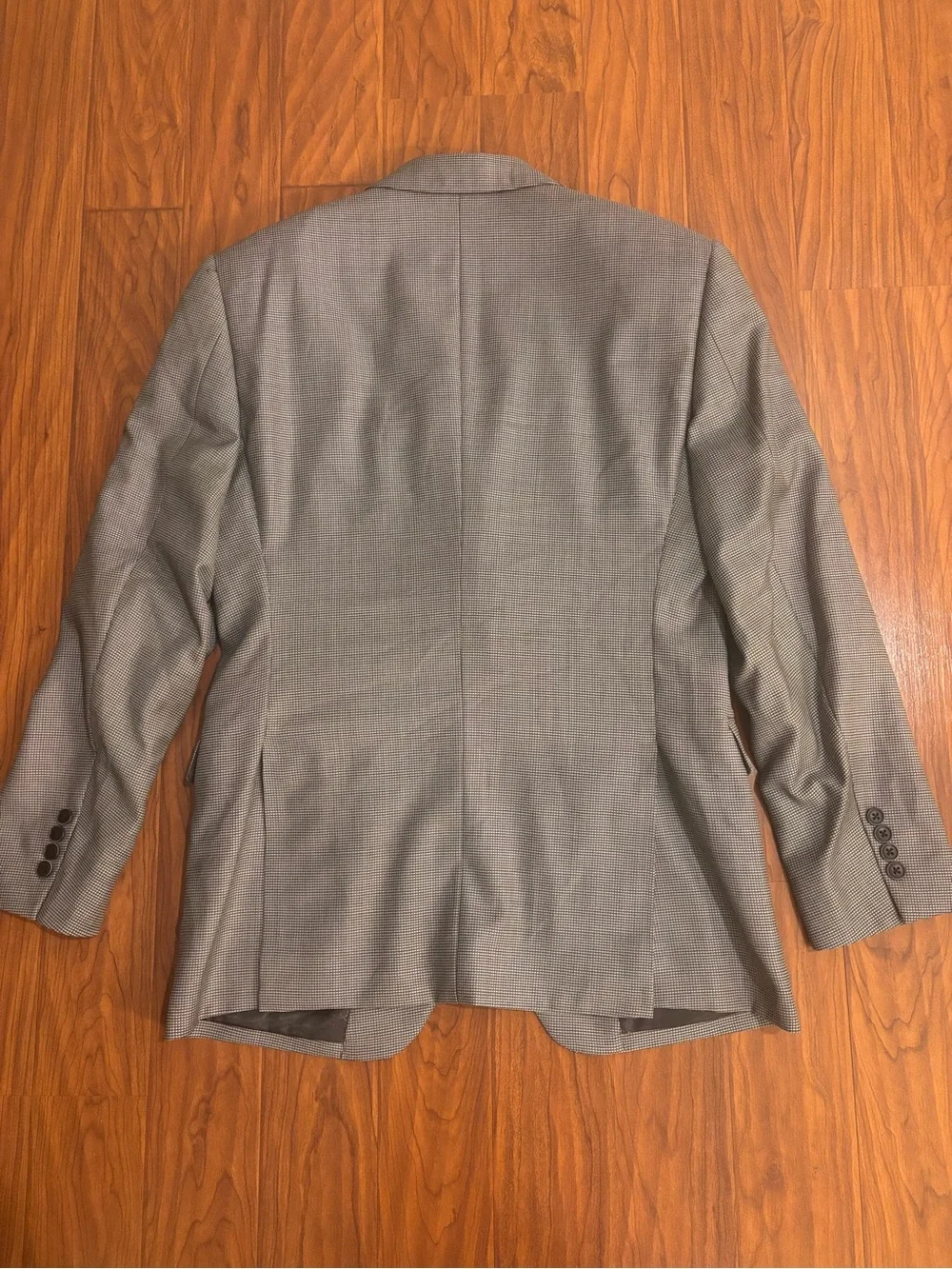 John Varvatos Micro Houndstooth Bleecker JN Wool Two-Button Sport Coat Mens 40R
